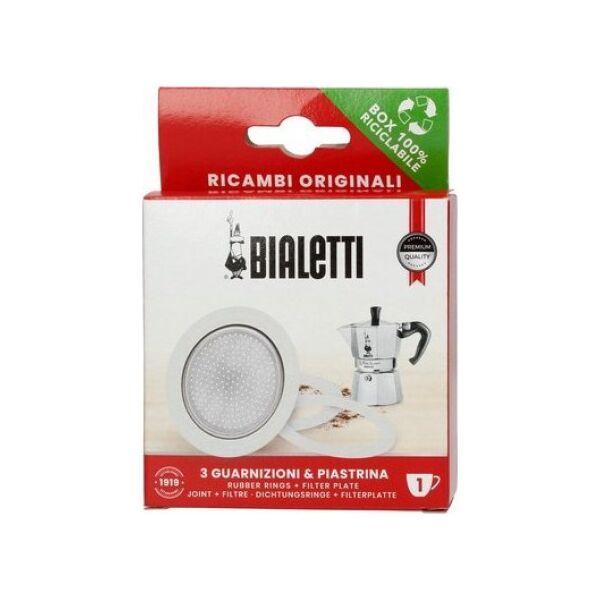 Bialetti Uszczelka + sitko do kawiarek aluminiowych Bialetti 9816592 8006363033992