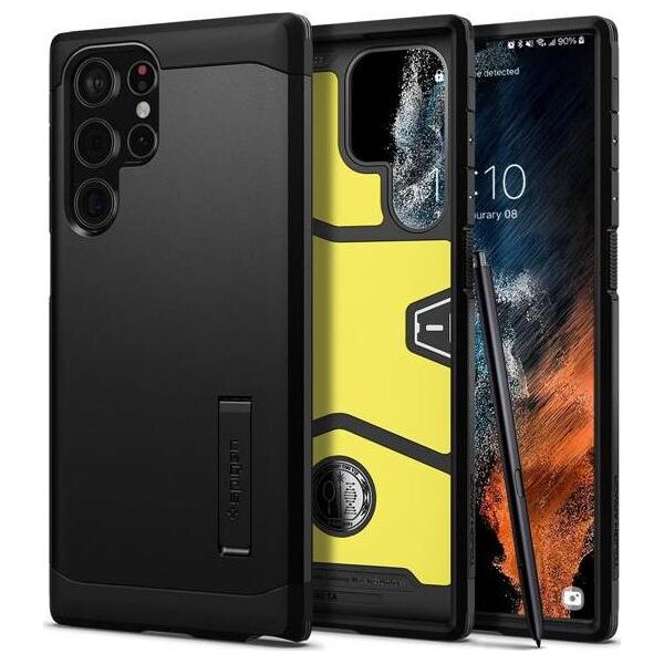 Spigen SPIGEN TOUGH ARMOR GALAXY S22 ULTRA BLACK 9854190 8809811855586