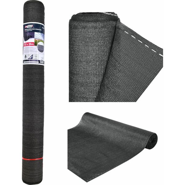AWTools AWTOOLS SIATKA CIENIUJĄCA 180g 1,2*10m SZARA UV 90% AW67278 9892611 5903678608071