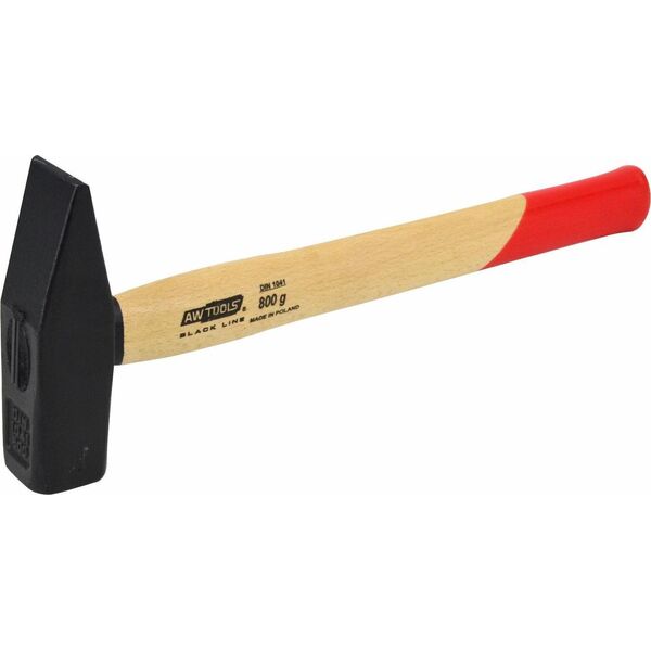 AWTools AWTOOLS MŁOTEK ŚLUSARSKI 0,8 kg TRZONEK DREWNIANY BLACK LINE AW32037BL 9900393 5903678609085