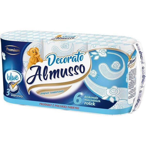Almusso Papier toaletowy Decorato 3 warstwowy 6 szt. 9914205 5907678200334