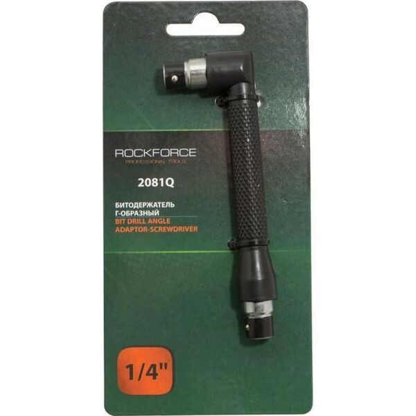 Rockforce ROCKFORCEADAPTER KĄTOWY DO KOŃCÓWEK 1/4" RF-2081Q 9920783 5904915193428