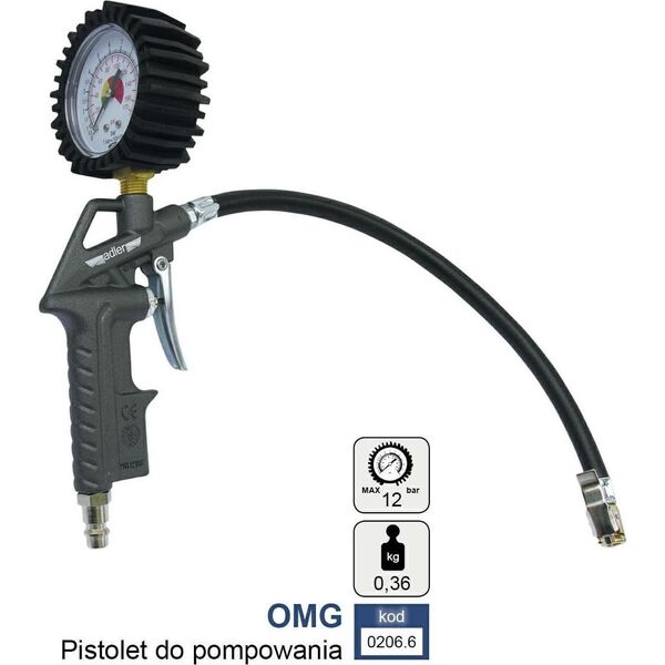 Adler MAR PISTOLET DO POMPOWANIA / ADLER MAR0206.6 9921069 5902557211630