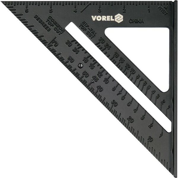 Vorel VOREL KĄTOWNIK ALUMINIOWY ZE STOPKĄ 250mm T18377 9921759 5906083078095