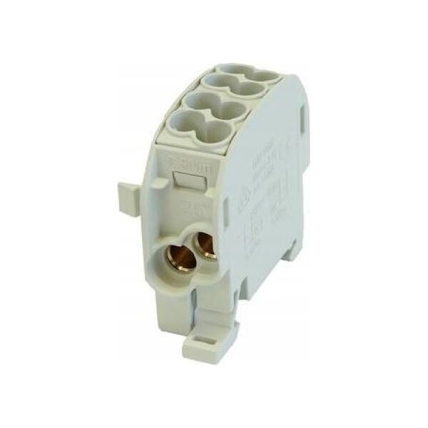 Simet Blok rozdzielczy 1-potencjałowy łączony 100A 4x2,5-25mm2 szary SCB 25-Cu 81503002 10000652 5907813234194