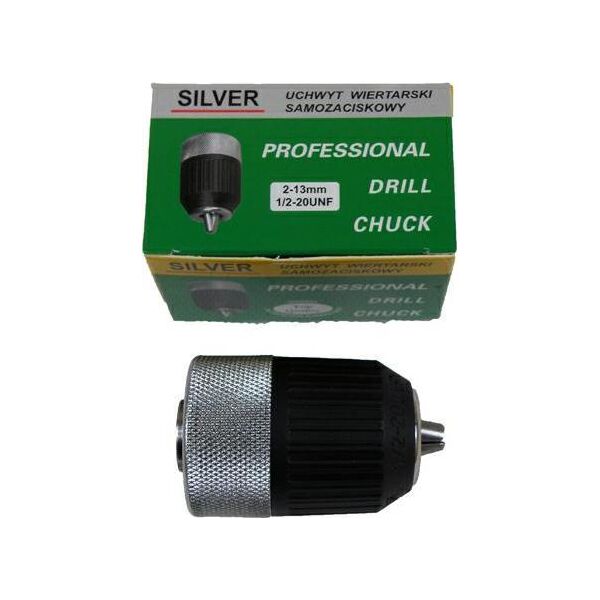 Silver GŁÓWKA DO WIERTARKI 13mm-1/2-SAMOZACISKOWA METAL - PLASTIK /SILVER EXSV006 9922157 1000001626901