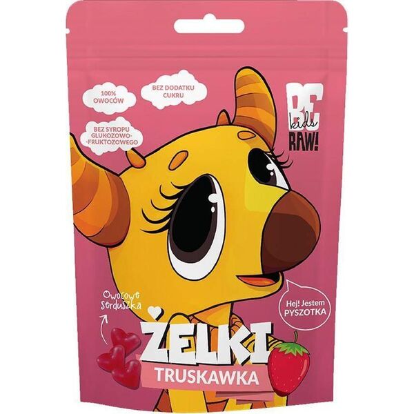 Purella Food Żelki bez dodatku cukru Truskawka i Jabłko 35 g 9929889 5903246567274