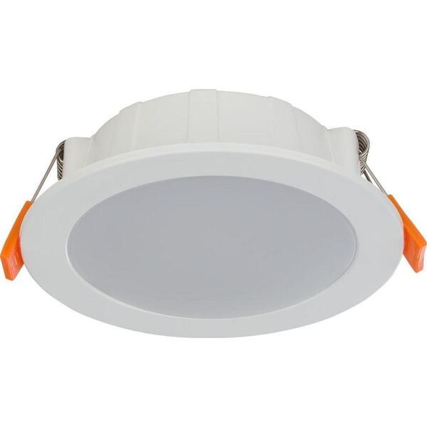 Nowodvorski Sufitowa LAMPA łazienkowa KOS 8781 Nowodvorski wpust OPRAWA LED 8W 4000K okrągła IP44 biała 9935853 5903139878197