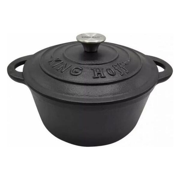 KingHoff GARNEK ŻELIWNY 22cm 2,4L KINGHOFF KH-1523 9943903 5908287215238