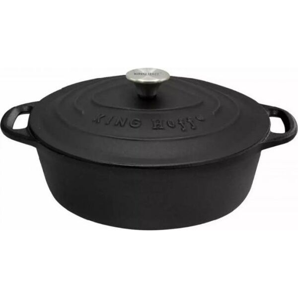 KingHoff BRYTFANNA ŻELIWNA 33cm 6,2L KINGHOFF KH-1531 9943985 5908287215313