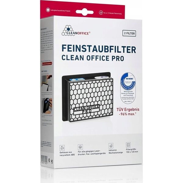Cleanoffice Filtr przeciwpyłowy drukarki Clean Office 2 szt. 9949060 4004060830207