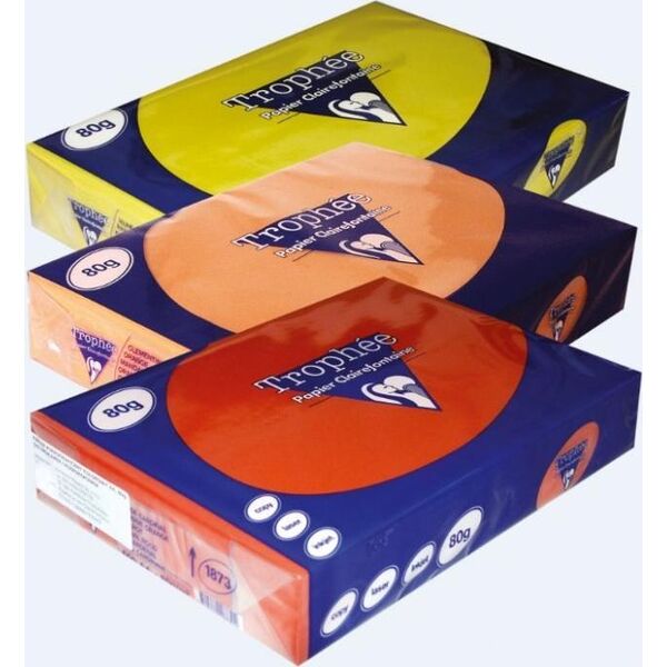 Clairefontaine Papier xero A4 80g TROPHEE różowy XCA41771 CLAIREFONTAINE 10092265 3329680177107