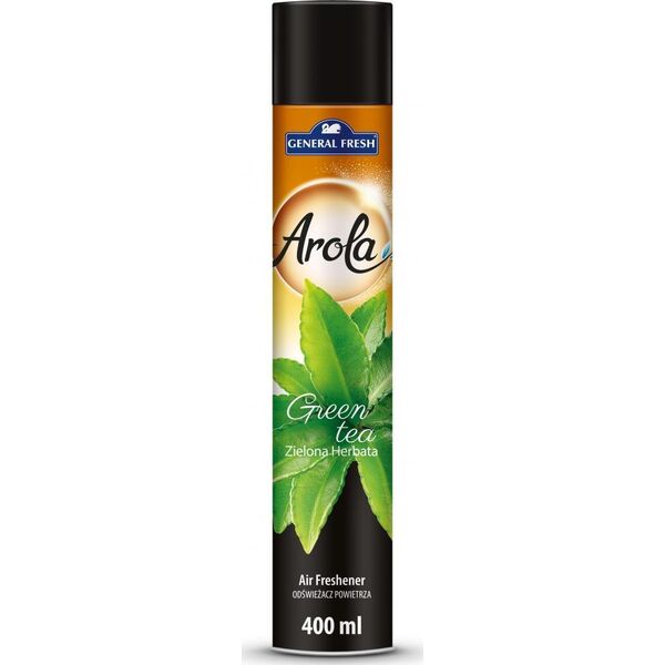 General Fresh Odświeżacz powietrza AROLA Spray 400ml zielona HERBATA GENERAL FRESH 10094015 5900785709042