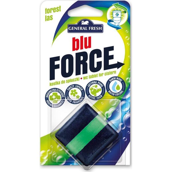 General Fresh Kostka do WC BLU FORCE do spłuczki 50g las GENERAL FRESH 10094183 5900785450128