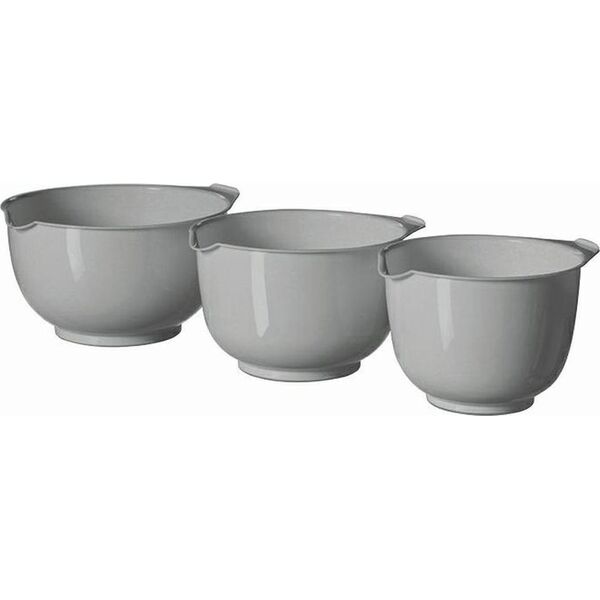Curver Miski Kuchenne Jasno Szare do Mieszania Miksowania Zestaw 3 szt. 1,5/2/2,5 L 10107303 3253924833095
