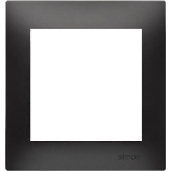 Kontakt-Simon Simon 54 Premium Ramka 1-krotna PREMIUM IP20 / IP44 czarny mat DR1/49 10134774 5902787871222
