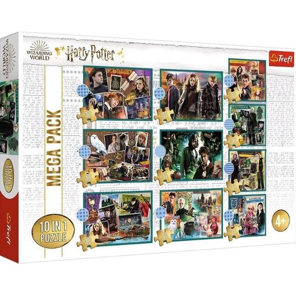 Trefl Puzzle 10w1 W świecie Harrego Pottera TREFL 10139924 5900511903928