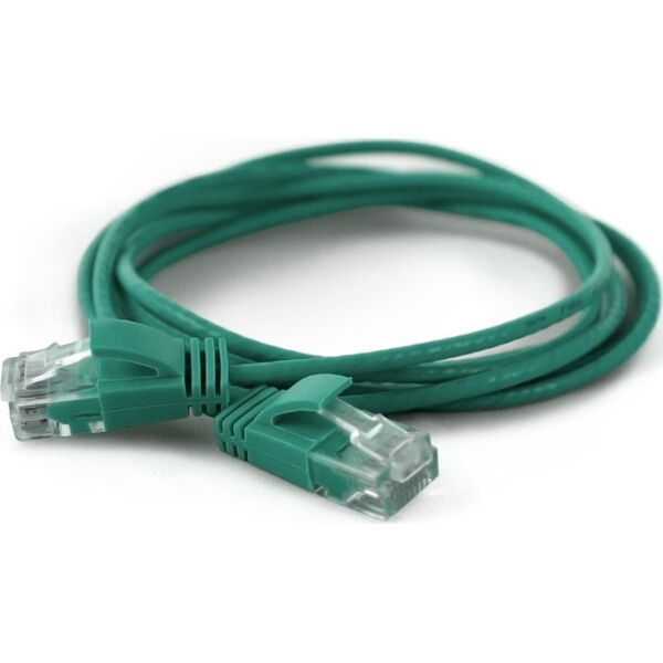 Wantec Wantec Patchkabel UTP CAT6a d=2,8mm 0,10m grün 10183584 4250367773239
