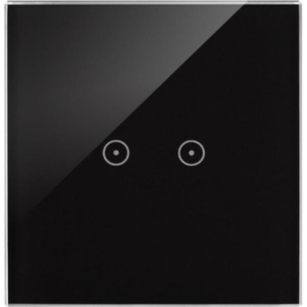 Kontakt-Simon Simon Touch ramki Panel dotykowy S54 Touch, 1 moduł, 2 pola dotykowe poziome zastygła lawa DSTR12/73 10249635 5902787858148
