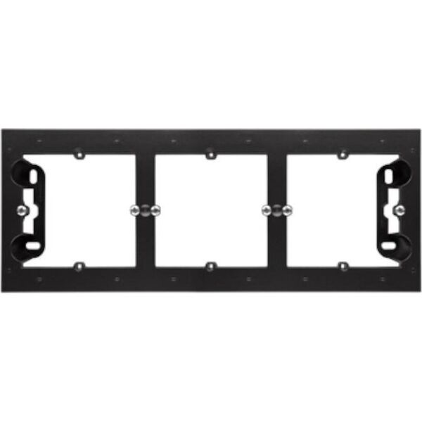 Kontakt-Simon Simon 54 Premium Puszka natynkowa 3-krotna do ramek PREMIUM. Głębokość 35 mm czarny mat DPN3/49 10250440 5902787872014