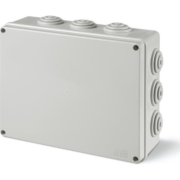 Scame Puszka instalacyjna Scame Scabox 685.006 natynkowa 150X110X70mm z dławnicami IP55 szara 10381249 8001636056203