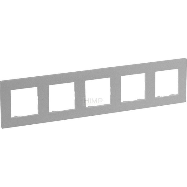 Legrand Niloe Step Ramka pięciokrotna 5x aluminium 863395 10396057 3414971838901
