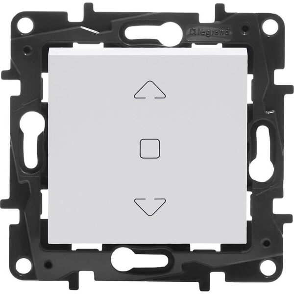 Legrand Niloe Step Łącznik sterowania roletami 3-pozycyjny - góra, stop, dół 6 AX biały 863144 10396064 3414971835054