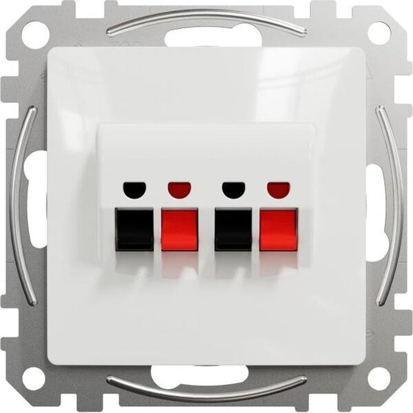 Schneider Electric Sedna Design Gniazdo 2x głośnikowe białe SDD111411 10396811 3606481478382