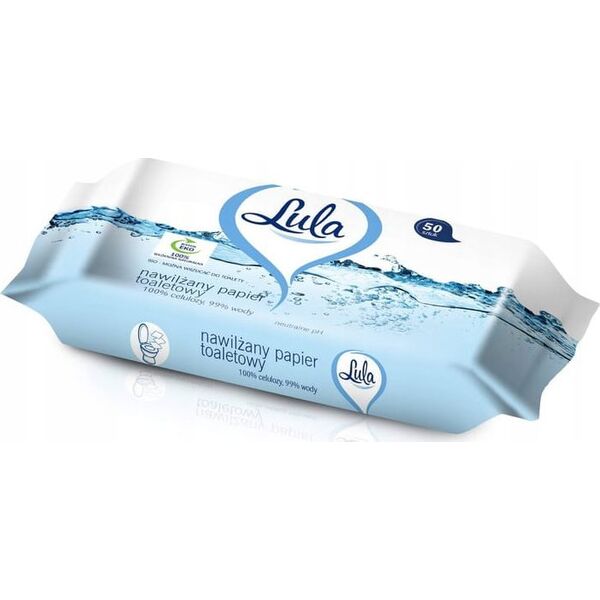 Stella LULA Nawilżany papier toaletowy 99% wody, 1op.-50szt. 10414672 5903936038718