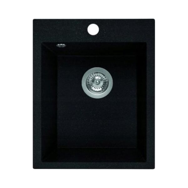 Zlewozmywak Kuchinox Zlewozmywak granitowy bez ociekacza 48x39cm Chichi czarny 10585545 5907791158826