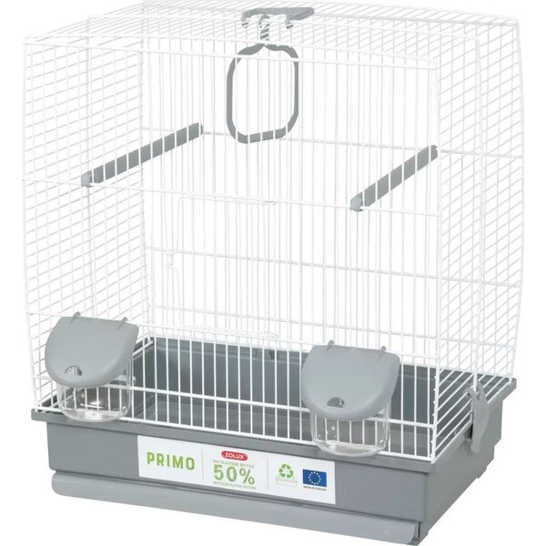 Zolux ZOLUX Klatka PRIMO CARLA 40 cm, kol. szary/biały 10753467 3336021042314