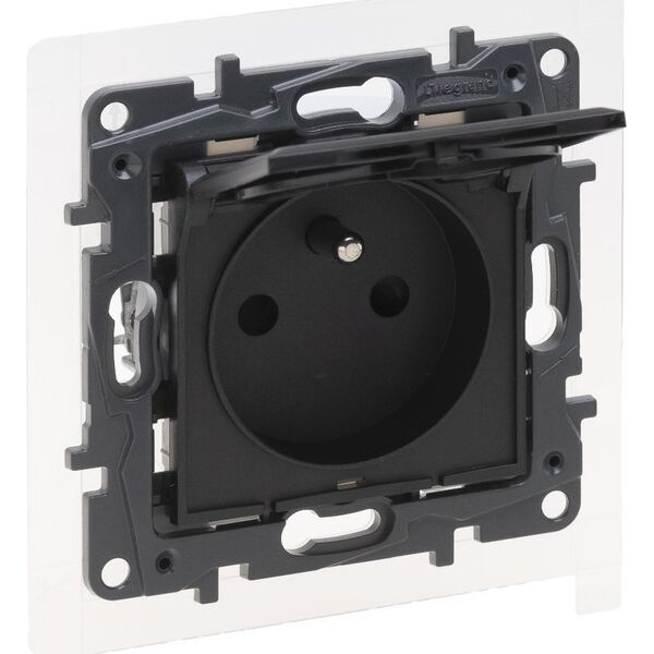 Legrand Gniazdo hermetyczne Legrand Niloe Step 863535 z uziemieniem IP44 zaciski śrubowe czarne 10800481 3414971841932