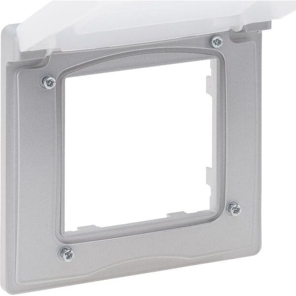 Legrand Ramka pojedyncza Legrand Niloe Step 863396 IP44 aluminium 10802176 3414971838932