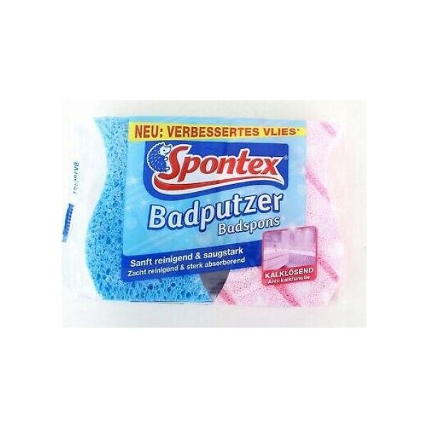 Spontex Gąbka do czyszczenia łazienki 2 sztuki 10897201 4008508464009