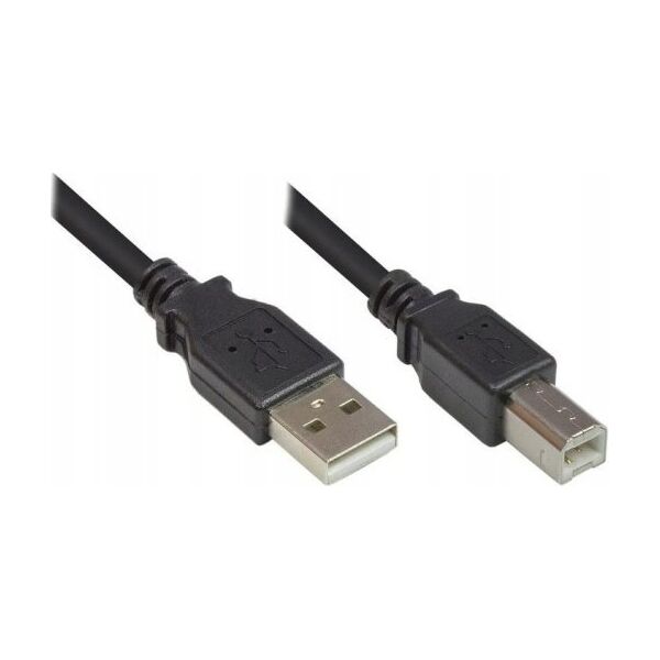 Kabel USB Montis USB-A - USB-B 1.8 m Czarny (MT050) 10916625 5901811404603