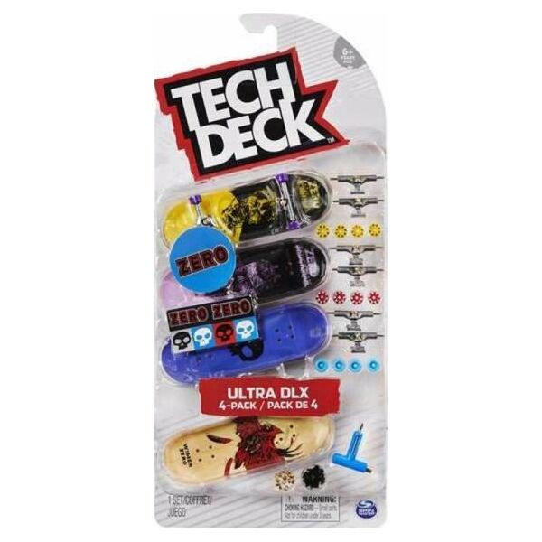 Spin Master Tech Deck - Deskorolka na palec fingerboard, zestaw 4-pak (6028815) 10920844 778988192092