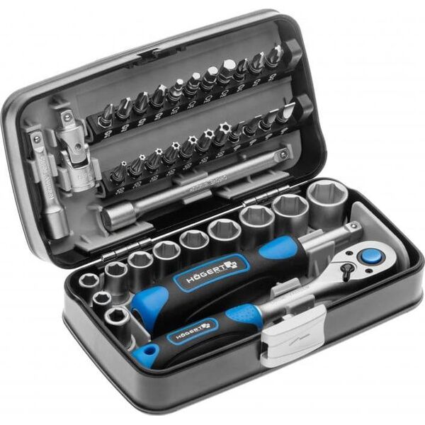 Högert Technik Ht1R462 Zestaw Narzędzi Kluczy Nasadowych Bity 38S 11024258 5901867178510
