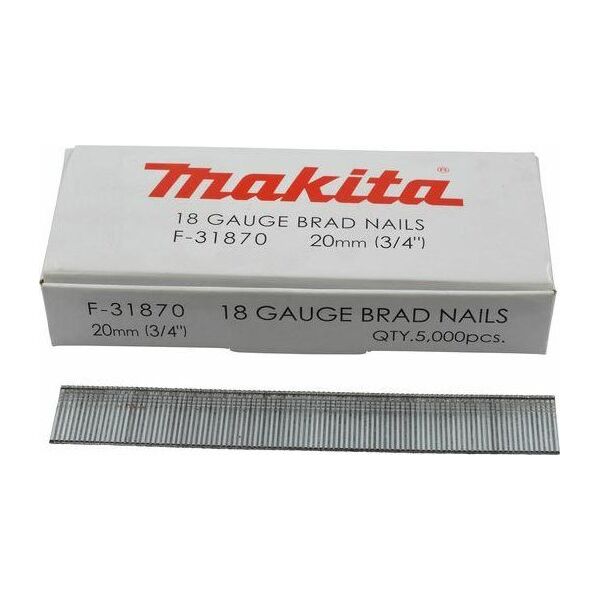 Makita Makita Gauge Brad Nails 1,2x20mm F-31870 5000 pcs. 11097326 88381292436