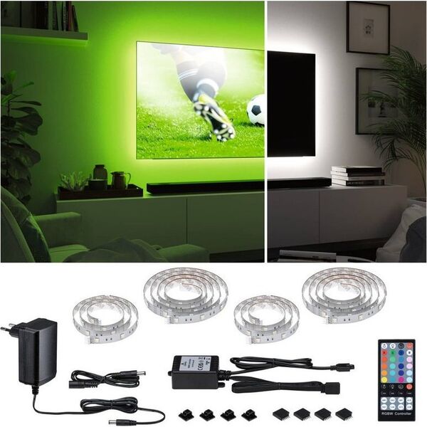 Taśma LED Paulmann Taśma Led  TV zestaw MaxLED 250 TV55 cali  RGBW 3000K 20,5W 230/24V 11221324 4000870788752