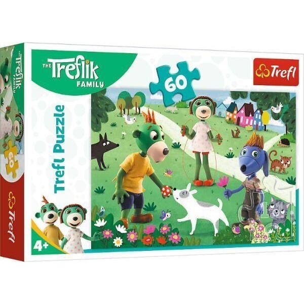 Trefl Puzzle 60 Radosny dzień Treflików TREFL 11222258 5900511173772