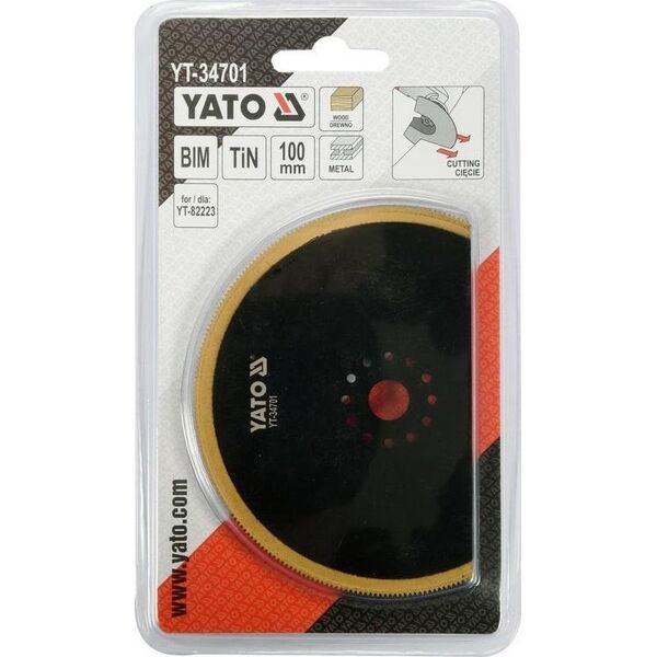 Yato YATO BRZESZCZOT BIM-TIN SZER. 100mm 11238838 5906083065118