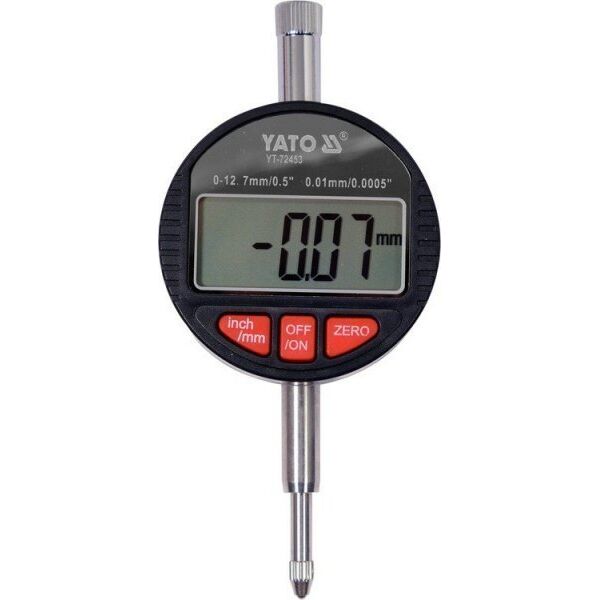 Yato YATO CZUJNIK ZEGAROWY ELEKTRONICZNY 0-12,7mm 11239508 5906083079351