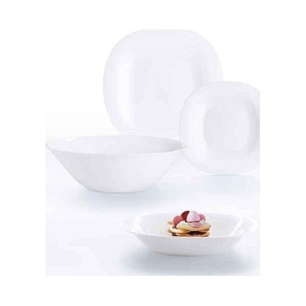 Luminarc Naczynia Luminarc Carine Blanco Szkło (19 pcs) (6 x 26 cm / 6 x 21 cm / 6 x 19 cm / 1 x 27 cm) (19 pcs) 11250116 26102858929