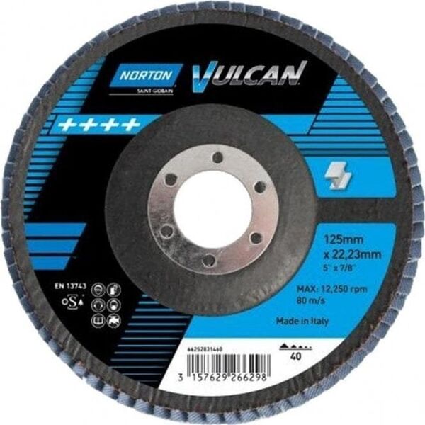 Norton Clipper Tarcza lamelkowa FLD FDTF 115x22 R842 NOR P80 VULNZ EU 11262518 3157629585245