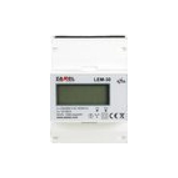 Zamel Licznik energii elektrycznej 3-fazowy LCD 100 A 4-MOD LEM-30 EXT10000235 11263133 5903669207092