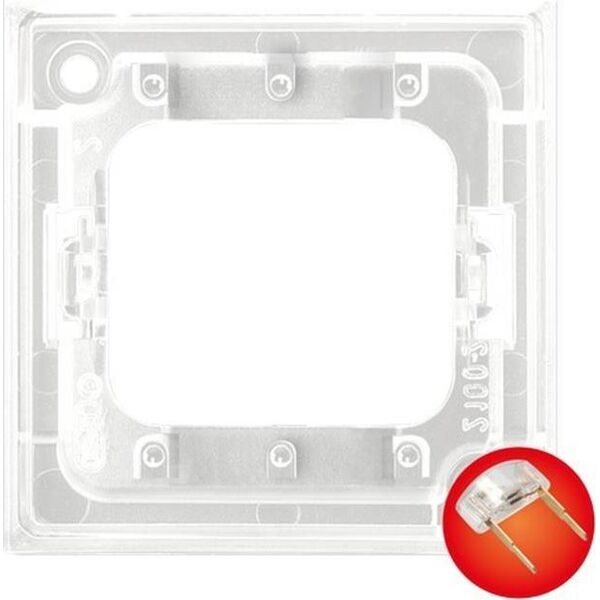 Ospel Zespół podświetlenia LED Ospel Aria ZP-4UC 0,1W do łączników potrójnych czerwony 11267665 5907577486693