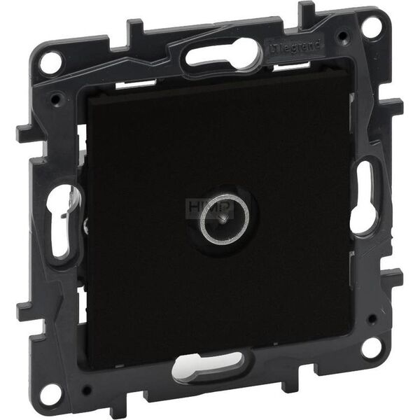 Legrand Gniazdo antenowe Legrand Niloe Step 863573 TV końcowe czarne 11268110 3414971842861