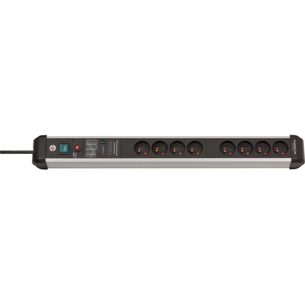Listwa zasilająca Brennenstuhl Premium-Protect-Line przeciwprzepięciowa 8 gniazd 3 m czarna (1391014800) 11271113 4007123677146