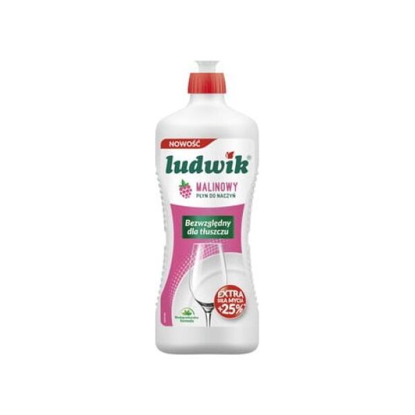 Ludwik Ludwik płyn do mycia naczyń 900g - malinowy 11284782 5900498028201