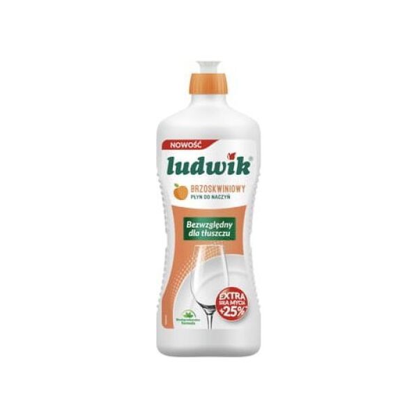 Ludwik Ludwik płyn do mycia naczyń 900g - brzoskwiniowy 11284784 5900498028256